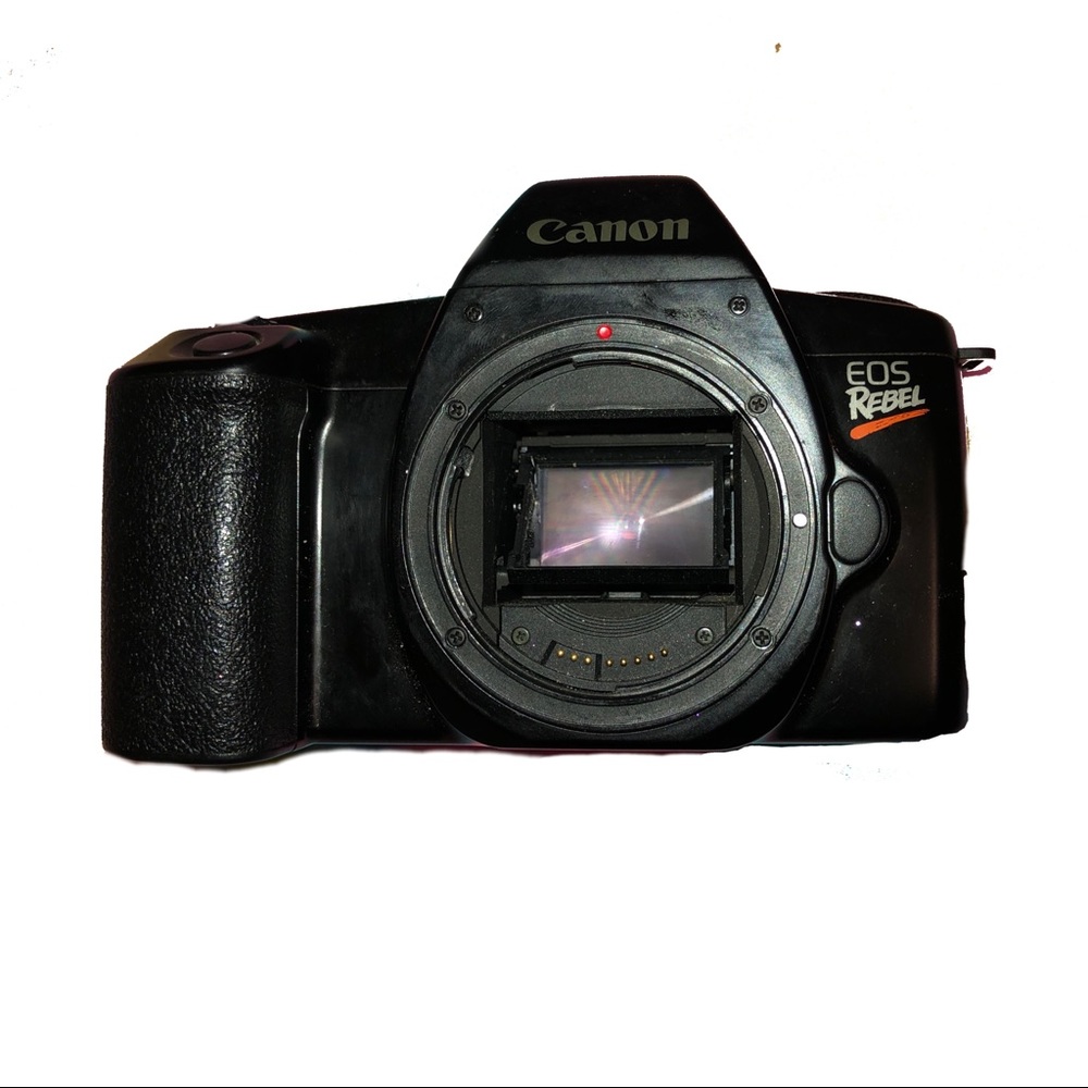 Canon eos rebel vintage film slr camera
